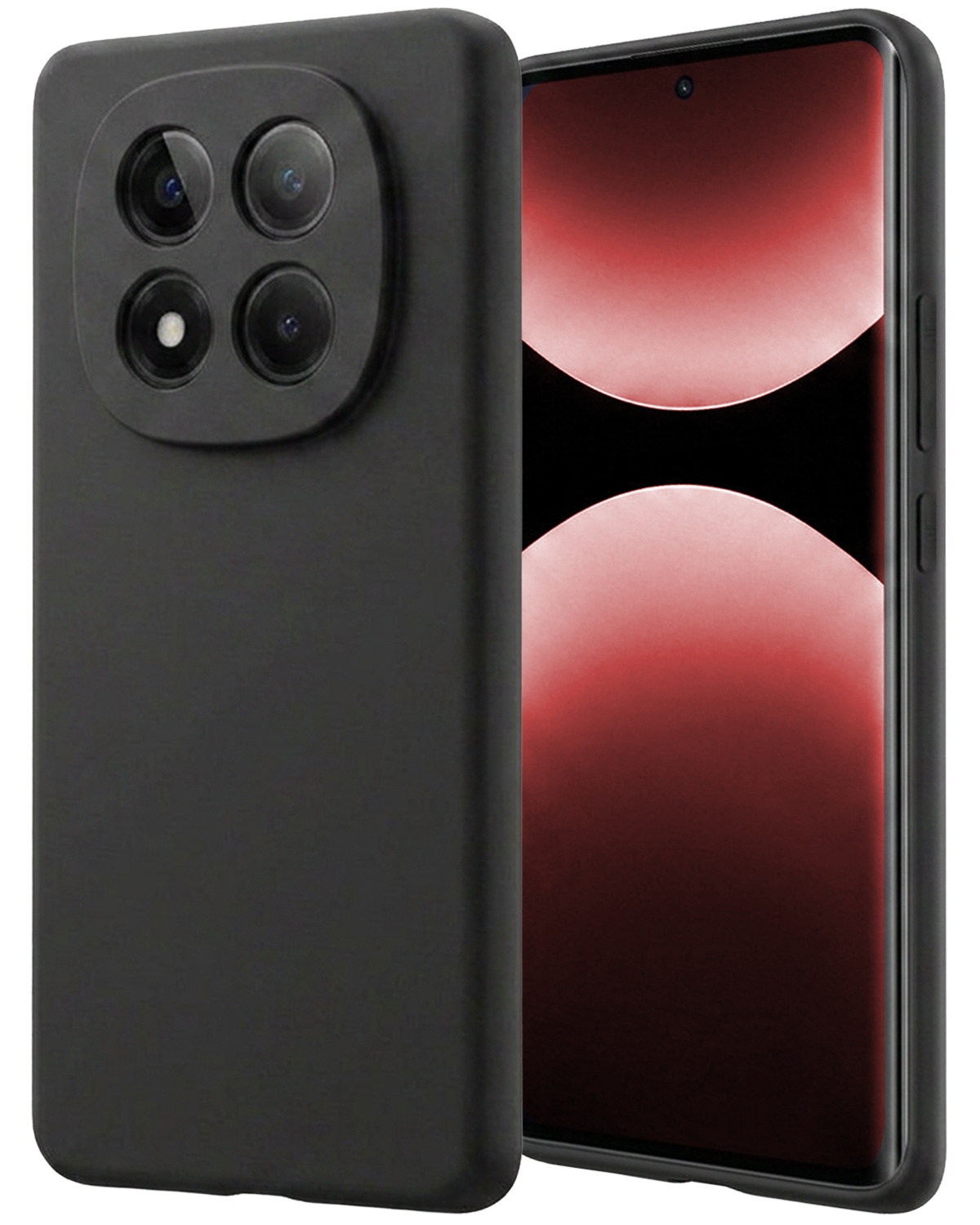 NoXx NoXx Xiaomi Redmi Note 14 Pro 5G Hoesje Siliconen - Zwart