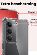 NoXx NoXx Xiaomi 15 Hoesje Shockproof - Transparant