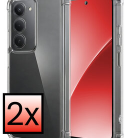 NoXx NoXx Xiaomi 15 Hoesje Shockproof - Transparant - 2 PACK