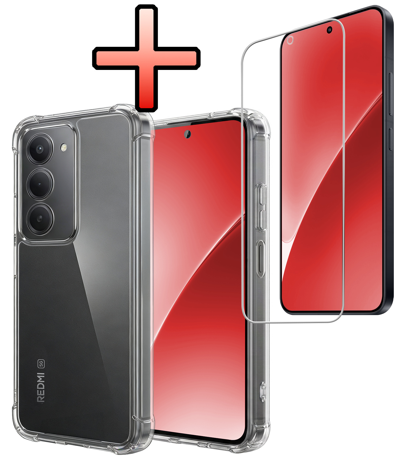 NoXx NoXx Xiaomi 15 Hoesje Shockproof Met Screenprotector