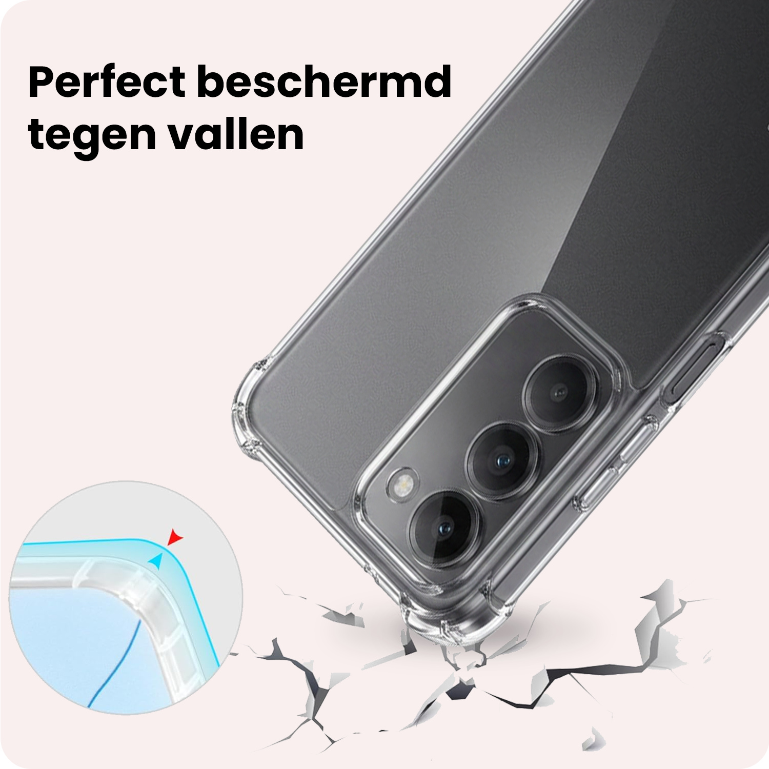 NoXx NoXx Xiaomi 15 Hoesje Shockproof Met Screenprotector