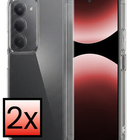 NoXx NoXx Xiaomi 15 Hoesje Siliconen - Transparant - 2 PACK