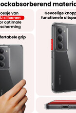 NoXx NoXx Xiaomi 15 Hoesje Siliconen - Transparant - 2 PACK