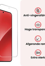 NoXx NoXx Xiaomi 15 Hoesje Siliconen Met Screenprotector - Transparant