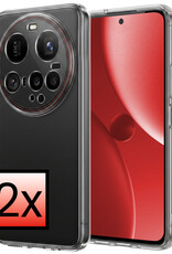 NoXx NoXx Xiaomi 15 Ultra Hoesje Siliconen - Transparant - 2 PACK