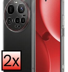 NoXx NoXx Xiaomi 15 Ultra Hoesje Siliconen - Transparant - 2 PACK