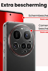 NoXx NoXx Xiaomi 15 Ultra Hoesje Siliconen - Transparant - 2 PACK