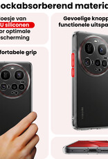NoXx NoXx Xiaomi 15 Ultra Hoesje Siliconen - Transparant - 2 PACK