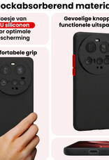 NoXx NoXx Xiaomi 15 Ultra Hoesje Siliconen - Zwart