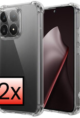 NoXx NoXx Xiaomi 15T Hoesje Shockproof - Transparant - 2 PACK