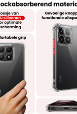 NoXx NoXx Xiaomi 15T Hoesje Shockproof - Transparant - 2 PACK