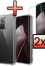 NoXx NoXx Xiaomi 15T Hoesje Shockproof Met 2x Screenprotector