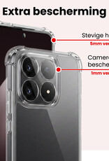 NoXx NoXx Xiaomi 15T Hoesje Shockproof Met 2x Screenprotector