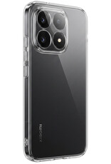 NoXx NoXx Xiaomi 15T Hoesje Siliconen Met Screenprotector - Transparant