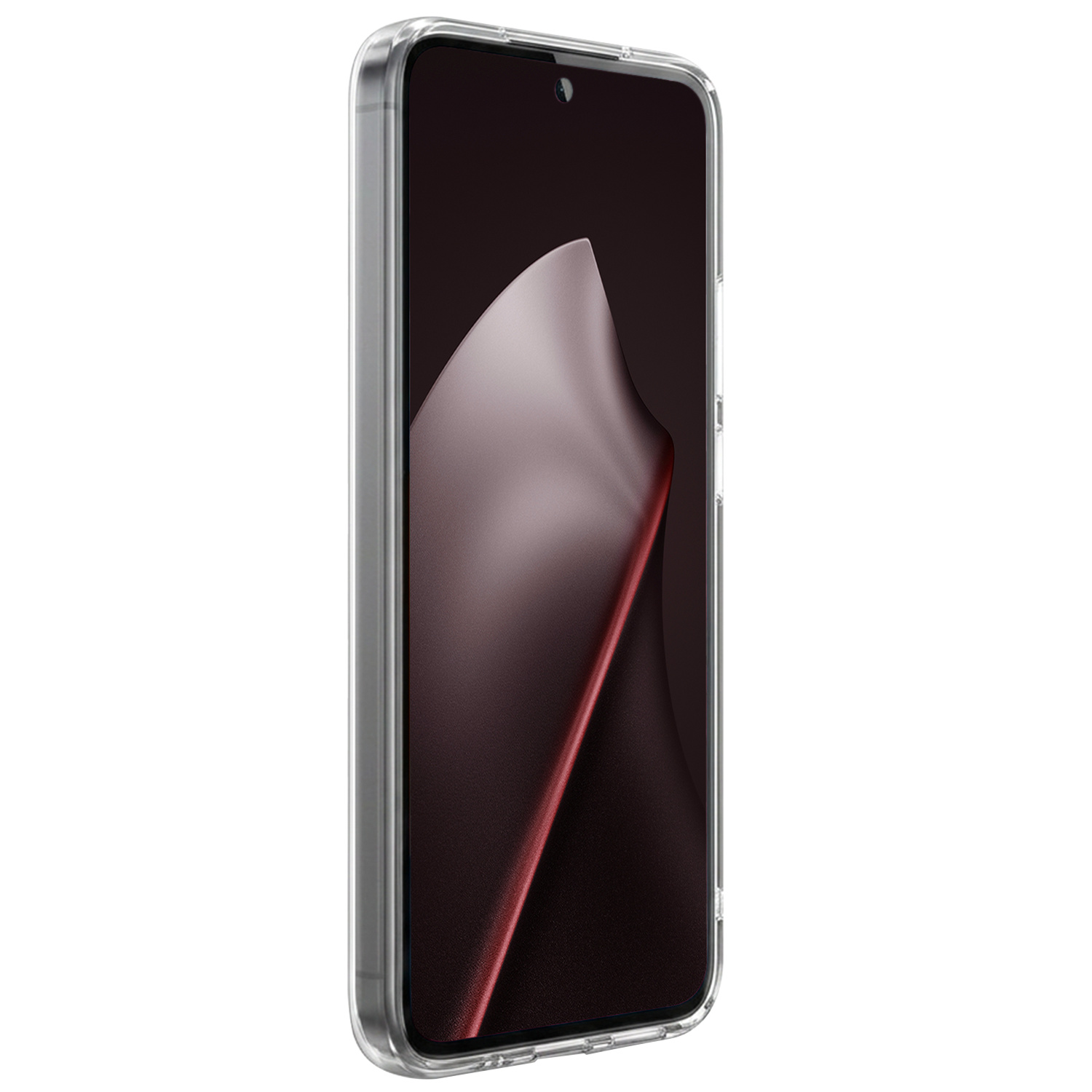 NoXx NoXx Xiaomi 15T Hoesje Siliconen Met Screenprotector - Transparant