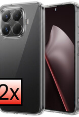 NoXx NoXx Xiaomi 15T Pro Hoesje Siliconen - Transparant - 2 PACK