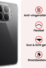 NoXx NoXx Xiaomi 15T Pro Hoesje Siliconen - Transparant - 2 PACK