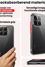 NoXx NoXx Xiaomi 15T Pro Hoesje Siliconen - Transparant - 2 PACK