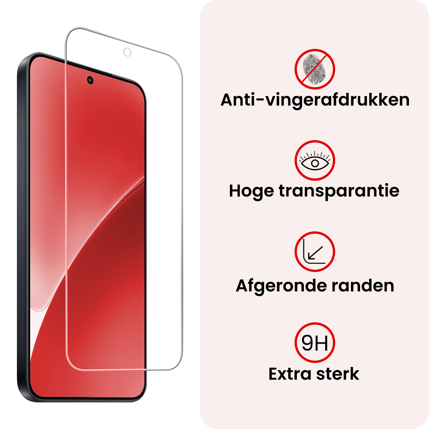 NoXx NoXx Xiaomi 15T Pro Hoesje Siliconen Met 2x Screenprotector - Zwart