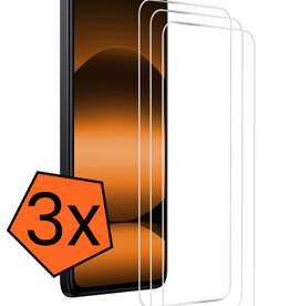 Nomfy Nomfy Xiaomi Redmi Note 14 5G Screenprotector Glas - 3 PACK