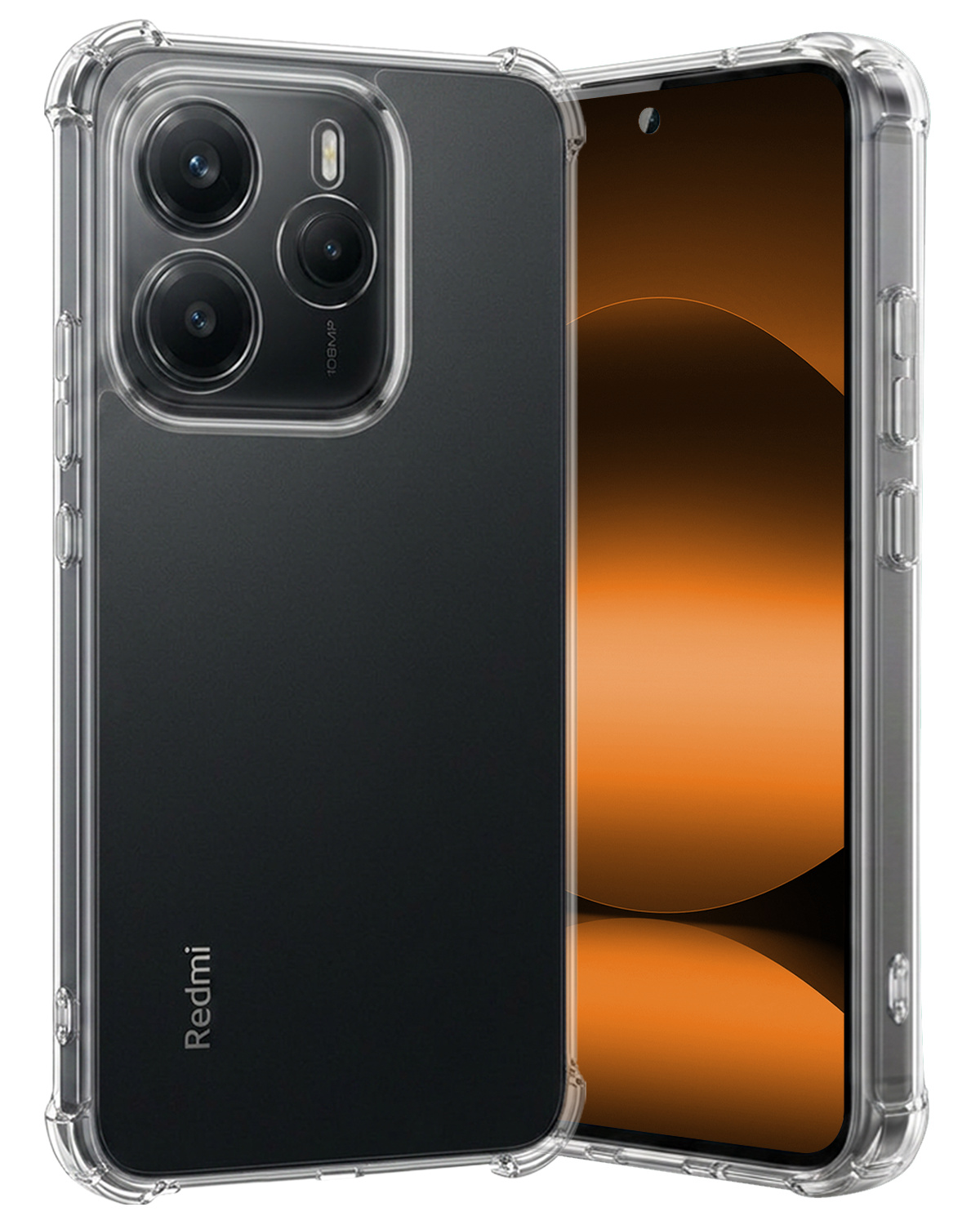 Nomfy Nomfy Xiaomi Redmi Note 14 5G Hoesje Shockproof - Transparant