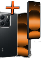 Nomfy Nomfy Xiaomi Redmi Note 14 5G Hoesje Shockproof Met Screenprotector