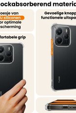 Nomfy Nomfy Xiaomi Redmi Note 14 5G Hoesje Shockproof Met 2x Screenprotector