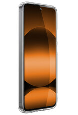 Nomfy Nomfy Xiaomi Redmi Note 14 5G Hoesje Siliconen Met 2x Screenprotector - Transparant