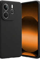 Nomfy Nomfy Xiaomi Redmi Note 14 5G Hoesje Siliconen - Zwart