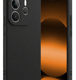 Nomfy Nomfy Xiaomi Redmi Note 14 5G Hoesje Siliconen - Zwart