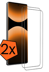 Nomfy Nomfy Xiaomi Redmi Note 14 Pro 5G Screenprotector Glas - 2 PACK