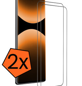 Nomfy Nomfy Xiaomi Redmi Note 14 Pro 5G Screenprotector Glas - 2 PACK