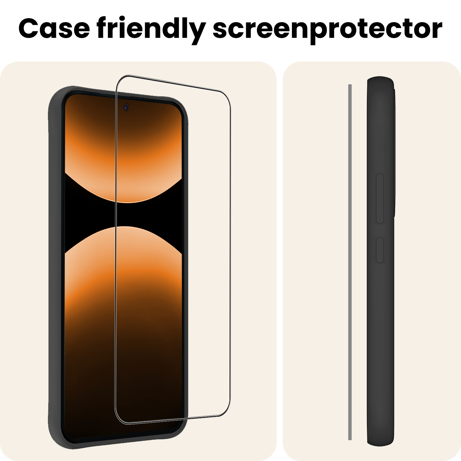 Nomfy Nomfy Xiaomi Redmi Note 14 Pro 5G Screenprotector Glas - 2 PACK