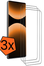 Nomfy Nomfy Xiaomi Redmi Note 14 Pro 5G Screenprotector Glas - 3 PACK