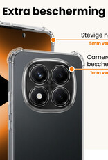 Nomfy Nomfy Xiaomi Redmi Note 14 Pro 5G Hoesje Shockproof Met 2x Screenprotector