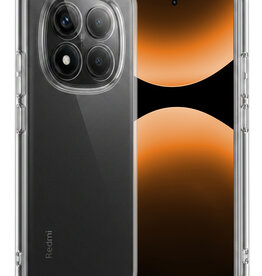 Nomfy Nomfy Xiaomi Redmi Note 14 Pro 5G Hoesje Siliconen - Transparant