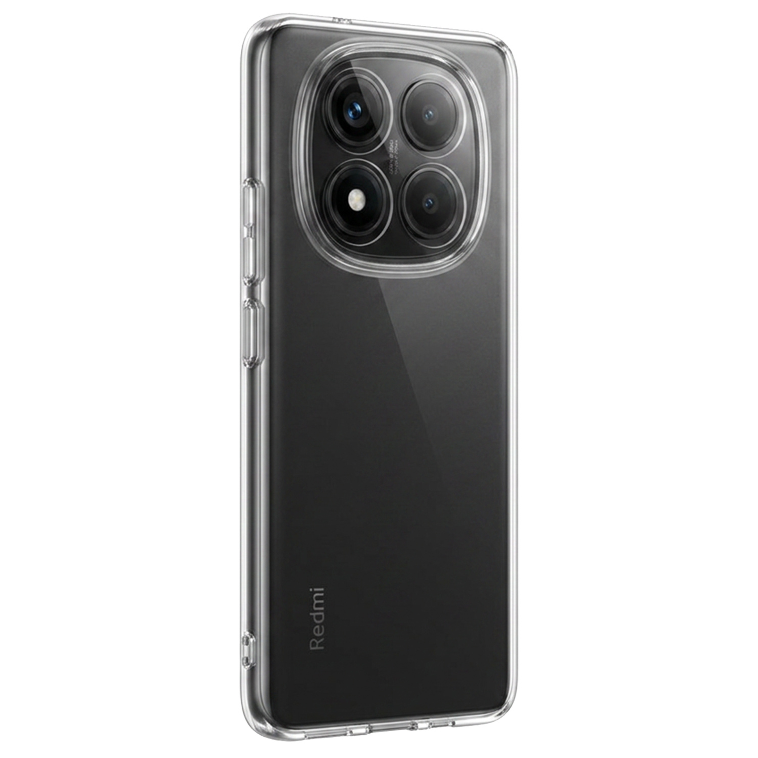 Nomfy Nomfy Xiaomi Redmi Note 14 Pro 5G Hoesje Siliconen Met Screenprotector - Transparant