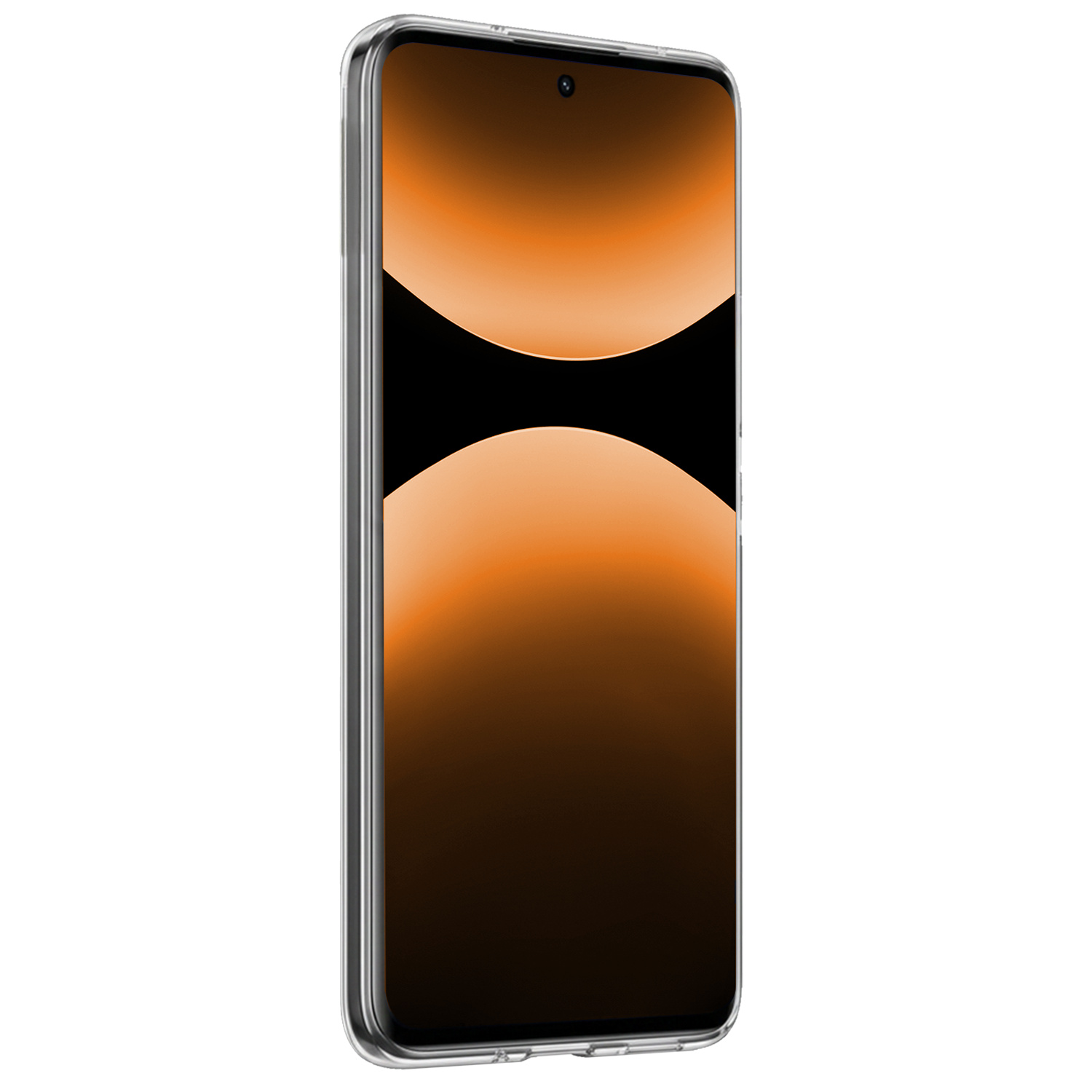 Nomfy Nomfy Xiaomi Redmi Note 14 Pro 5G Hoesje Siliconen Met 2x Screenprotector - Transparant