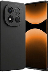 Nomfy Nomfy Xiaomi Redmi Note 14 Pro 5G Hoesje Siliconen - Zwart