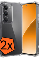 Nomfy Nomfy Xiaomi 15 Hoesje Shockproof - Transparant - 2 PACK