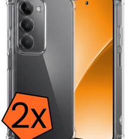 Nomfy Nomfy Xiaomi 15 Hoesje Shockproof - Transparant - 2 PACK