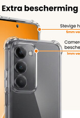 Nomfy Nomfy Xiaomi 15 Hoesje Shockproof - Transparant - 2 PACK