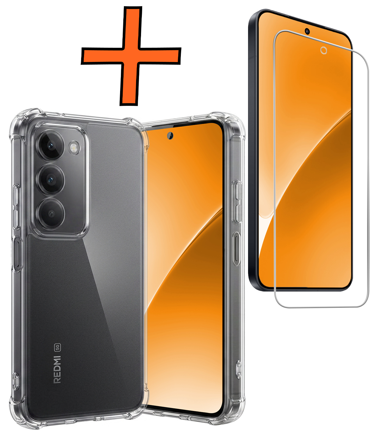 Nomfy Nomfy Xiaomi 15 Hoesje Shockproof Met Screenprotector