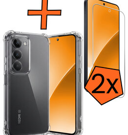 Nomfy Nomfy Xiaomi 15 Hoesje Shockproof Met 2x Screenprotector