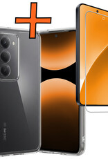 Nomfy Nomfy Xiaomi 15 Hoesje Siliconen Met Screenprotector - Transparant