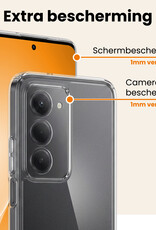 Nomfy Nomfy Xiaomi 15 Hoesje Siliconen Met Screenprotector - Transparant