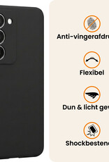 Nomfy Nomfy Xiaomi 15 Hoesje Siliconen - Zwart