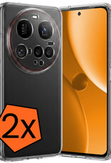 Nomfy Nomfy Xiaomi 15 Ultra Hoesje Siliconen - Transparant - 2 PACK
