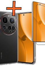 Nomfy Nomfy Xiaomi 15 Ultra Hoesje Siliconen Met Screenprotector - Transparant