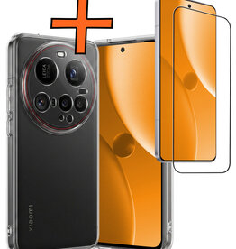 Nomfy Nomfy Xiaomi 15 Ultra Hoesje Siliconen Met Screenprotector - Transparant